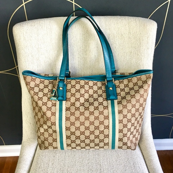 Gucci Handbags - Gucci authentic brown monogram canvas tote bag